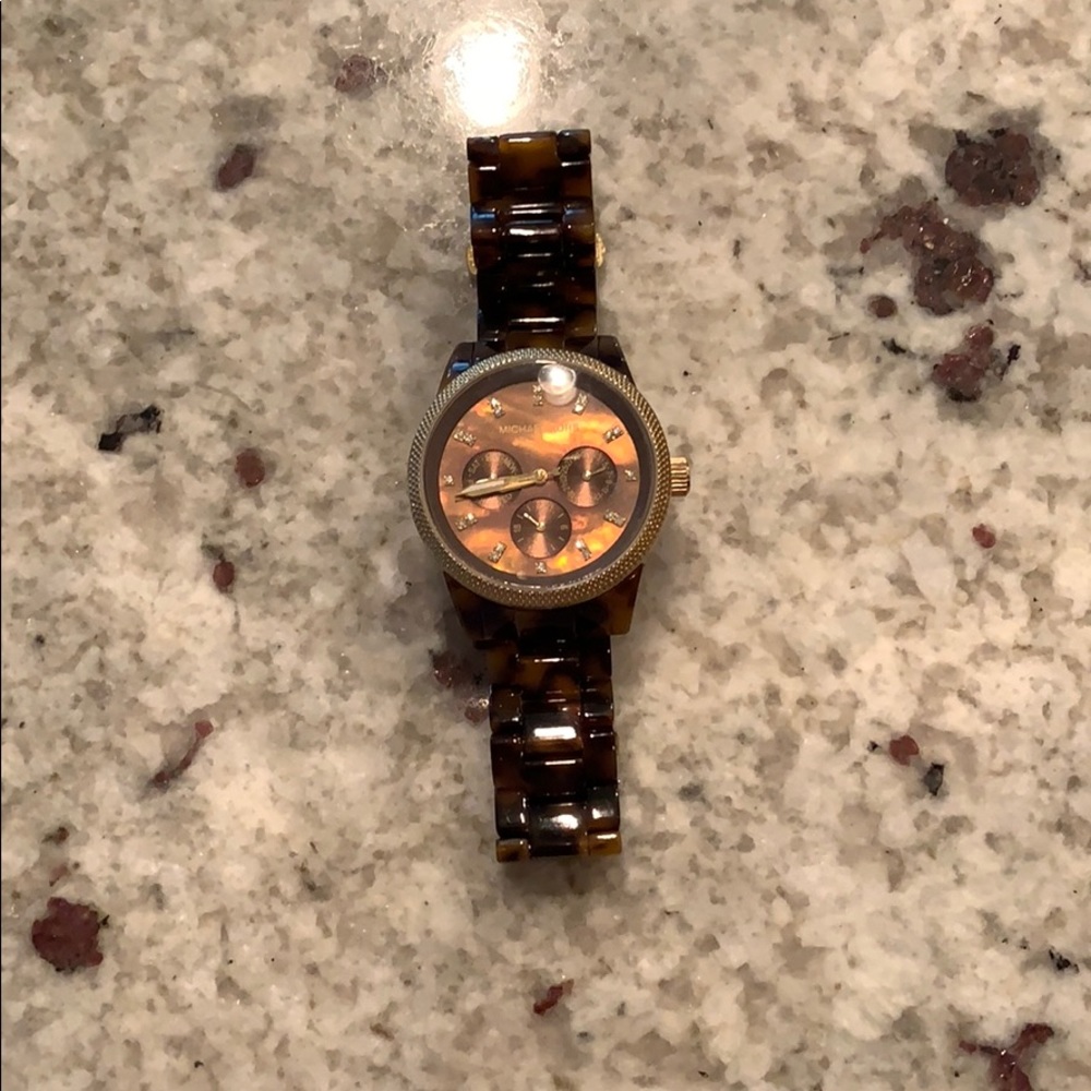 Michael Kors Tortoise Shell Watch